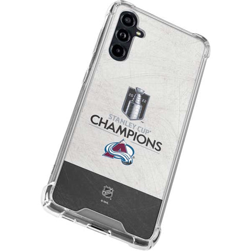 NHL 2022 Stanley Cup Champions Avalanche Galaxy A54 5G Clear Case