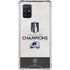 NHL 2022 Stanley Cup Champions Avalanche Galaxy A71 5G Clear Case