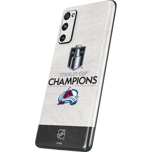 NHL 2022 Stanley Cup Champions Avalanche Galaxy S20 Fan Edition Skin