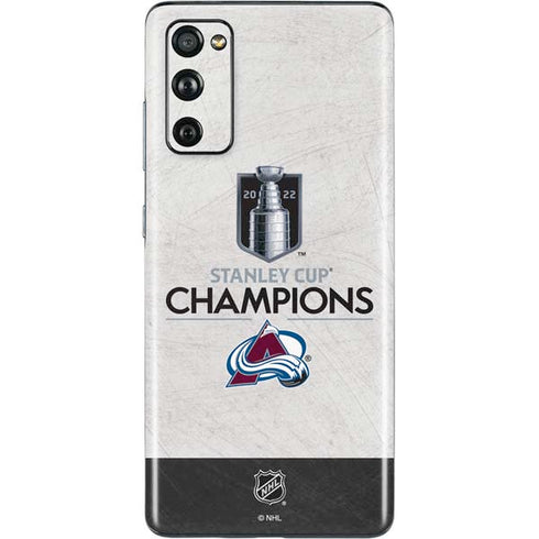 NHL 2022 Stanley Cup Champions Avalanche Galaxy S20 Fan Edition Skin