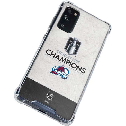 NHL 2022 Stanley Cup Champions Avalanche Galaxy S20 FE Clear Case
