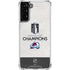 NHL 2022 Stanley Cup Champions Avalanche Galaxy S22 Plus Clear Case