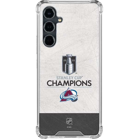 NHL 2022 Stanley Cup Champions Avalanche Galaxy S23 FE Clear Case