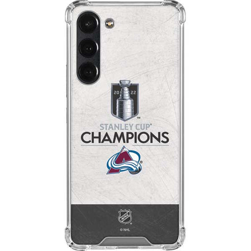 NHL 2022 Stanley Cup Champions Avalanche Galaxy S23 Plus Clear Case