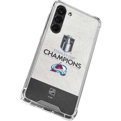 NHL 2022 Stanley Cup Champions Avalanche Galaxy S23 Plus Clear Case