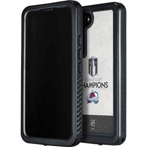 NHL 2022 Stanley Cup Champions Avalanche Galaxy S23 Plus Waterproof Case