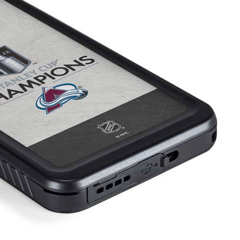 NHL 2022 Stanley Cup Champions Avalanche Galaxy S23 Plus Waterproof Case