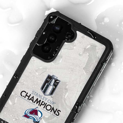 NHL 2022 Stanley Cup Champions Avalanche Galaxy S23 Plus Waterproof Case