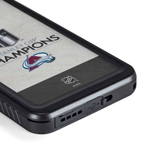 NHL 2022 Stanley Cup Champions Avalanche Galaxy S23 Waterproof Case
