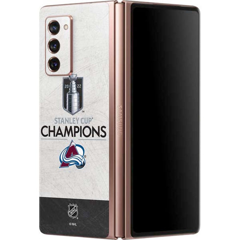 NHL 2022 Stanley Cup Champions Avalanche Galaxy Z Fold2 5G Skin