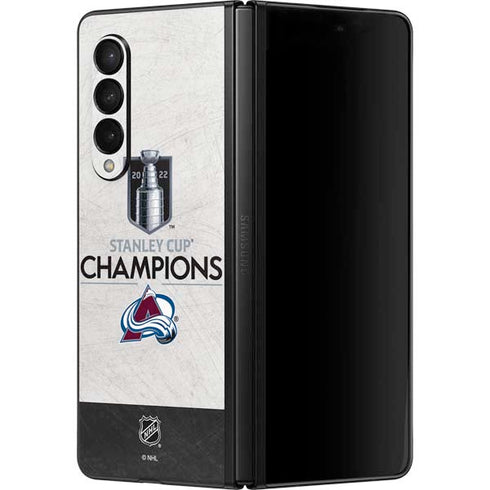NHL 2022 Stanley Cup Champions Avalanche Galaxy Z Fold3 5G Skin