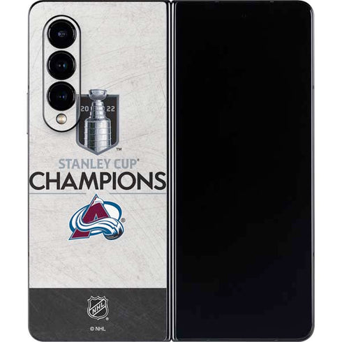 NHL 2022 Stanley Cup Champions Avalanche Galaxy Z Fold4 5G Skin