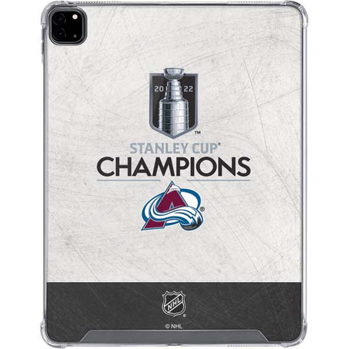 NHL 2022 Stanley Cup Champions Avalanche iPad Pro 12.9in (2020) Clear Case