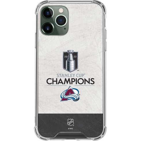 NHL 2022 Stanley Cup Champions Avalanche iPhone 11 Pro Max Clear Case
