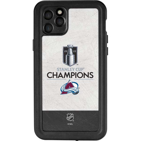 NHL 2022 Stanley Cup Champions Avalanche iPhone 11 Pro Max Waterproof Case