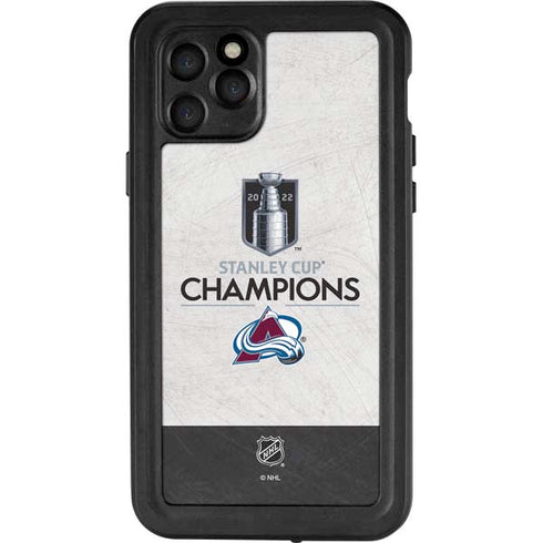 NHL 2022 Stanley Cup Champions Avalanche iPhone 11 Pro Waterproof Case