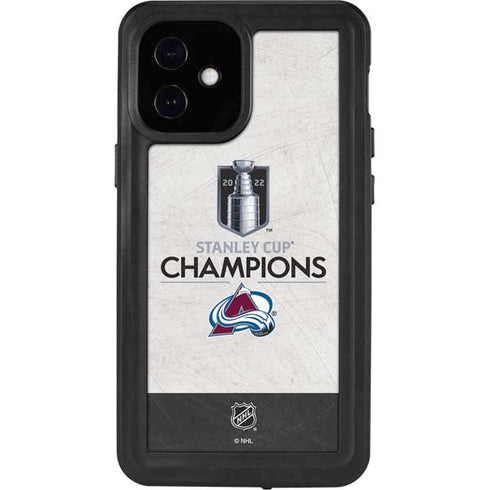NHL 2022 Stanley Cup Champions Avalanche iPhone 12 Mini Waterproof Case