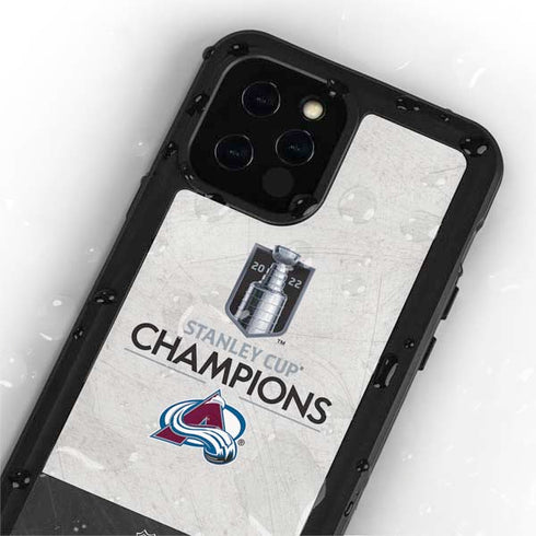 NHL 2022 Stanley Cup Champions Avalanche iPhone 12 Pro Max Waterproof Case