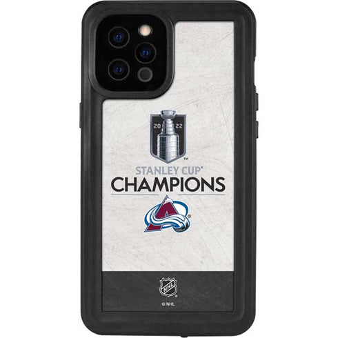 NHL 2022 Stanley Cup Champions Avalanche iPhone 12 Pro Max Waterproof Case