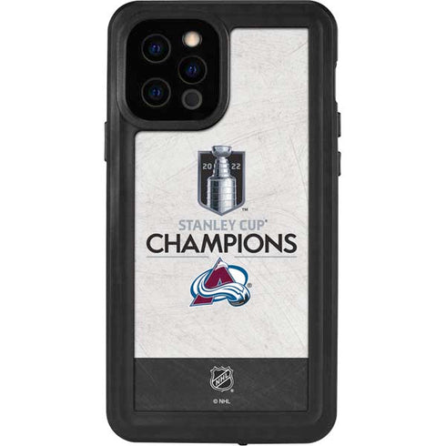 NHL 2022 Stanley Cup Champions Avalanche iPhone 12 Pro Waterproof Case