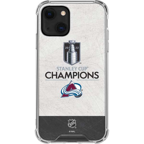 NHL 2022 Stanley Cup Champions Avalanche iPhone 13 Mini Clear Case