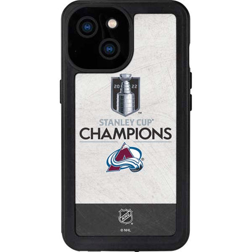NHL 2022 Stanley Cup Champions Avalanche iPhone 13 Mini Waterproof Case
