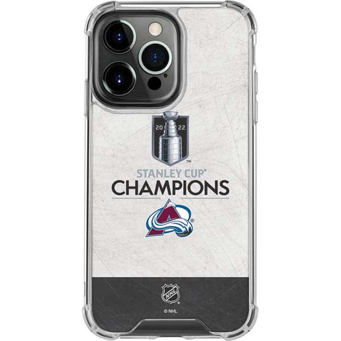 NHL 2022 Stanley Cup Champions Avalanche iPhone 13 Pro Clear Case