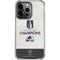 NHL 2022 Stanley Cup Champions Avalanche iPhone 13 Pro Clear Case