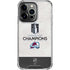 NHL 2022 Stanley Cup Champions Avalanche iPhone 13 Pro Clear Case