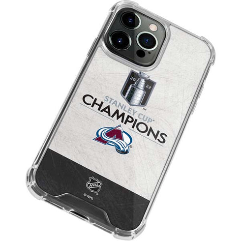 NHL 2022 Stanley Cup Champions Avalanche iPhone 13 Pro Max Clear Case