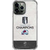 NHL 2022 Stanley Cup Champions Avalanche iPhone 13 Pro Max Clear Case