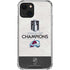 NHL 2022 Stanley Cup Champions Avalanche iPhone 14 Clear Case