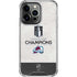 NHL 2022 Stanley Cup Champions Avalanche iPhone 14 Pro Clear Case