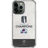 NHL 2022 Stanley Cup Champions Avalanche iPhone 15 Pro Max Clear Case