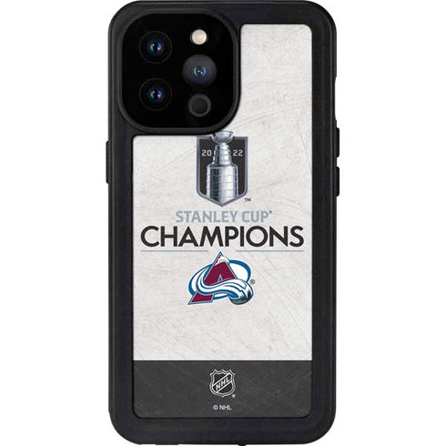 NHL 2022 Stanley Cup Champions Avalanche iPhone 14 Pro Max Waterproof Case