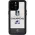 NHL 2022 Stanley Cup Champions Avalanche iPhone 14 Pro Max Waterproof Case