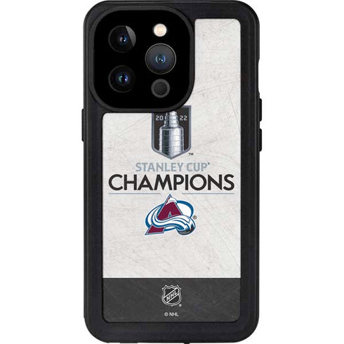 NHL 2022 Stanley Cup Champions Avalanche iPhone 14 Pro Waterproof Case