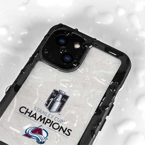 NHL 2022 Stanley Cup Champions Avalanche iPhone 15 Plus Waterproof Case