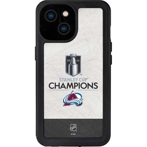 NHL 2022 Stanley Cup Champions Avalanche iPhone 15 Waterproof Case