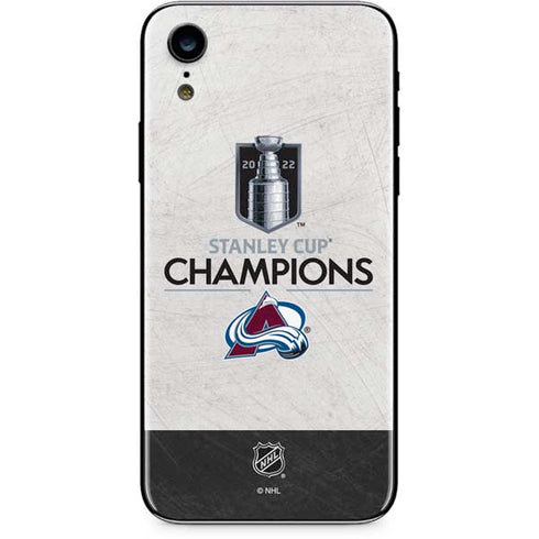 NHL 2022 Stanley Cup Champions Avalanche iPhone XR Skin