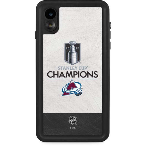 NHL 2022 Stanley Cup Champions Avalanche iPhone XR Waterproof Case