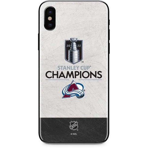 NHL 2022 Stanley Cup Champions Avalanche iPhone XS Max Skin