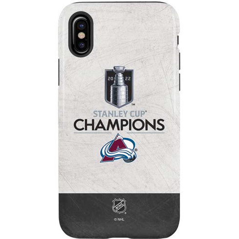 NHL 2022 Stanley Cup Champions Avalanche iPhone XS Pro Case