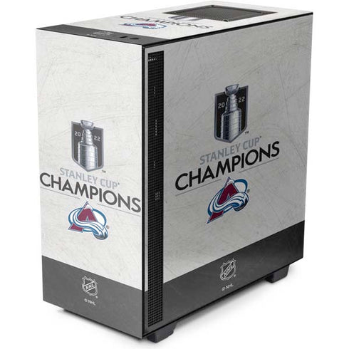 NHL 2022 Stanley Cup Champions Avalanche NZXT H510 Compact ATX Mid-Tower Case Skin