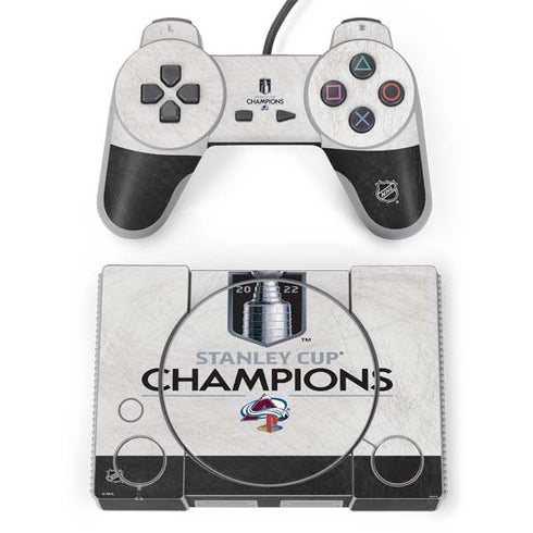 NHL 2022 Stanley Cup Champions Avalanche PlayStation Classic Bundle Skin
