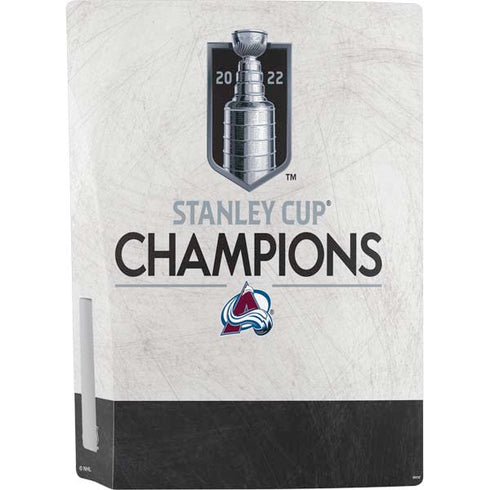 NHL 2022 Stanley Cup Champions Avalanche PS5 Console Skin