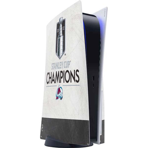 NHL 2022 Stanley Cup Champions Avalanche PS5 Console Skin