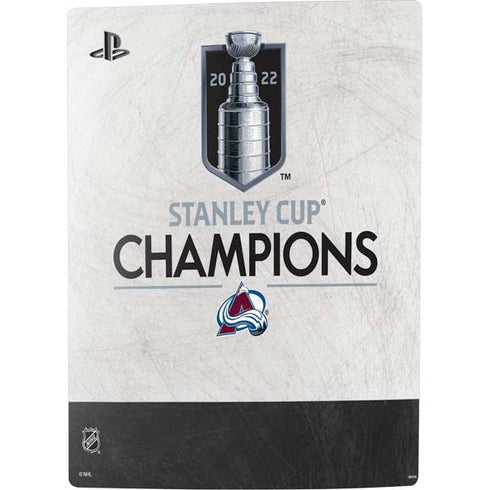 NHL 2022 Stanley Cup Champions Avalanche PS5 Digital Edition Console Skin