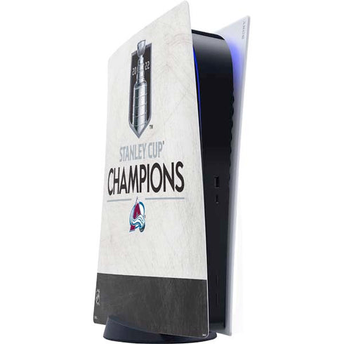 NHL 2022 Stanley Cup Champions Avalanche PS5 Digital Edition Console Skin