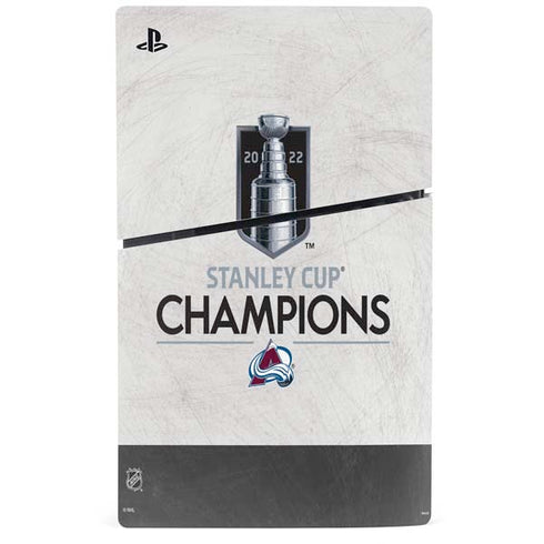 NHL 2022 Stanley Cup Champions Avalanche PS5 Slim Disk Console Skin